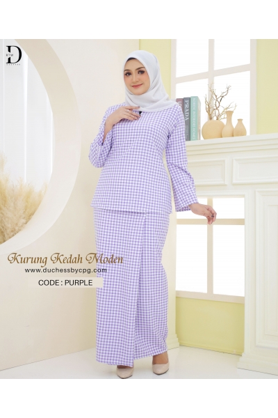 KURUNG KEDAH - PURPLE